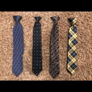 Boys clip on Ties